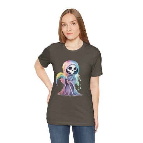 Cute Colorful Reaper - Short Sleeve Tee